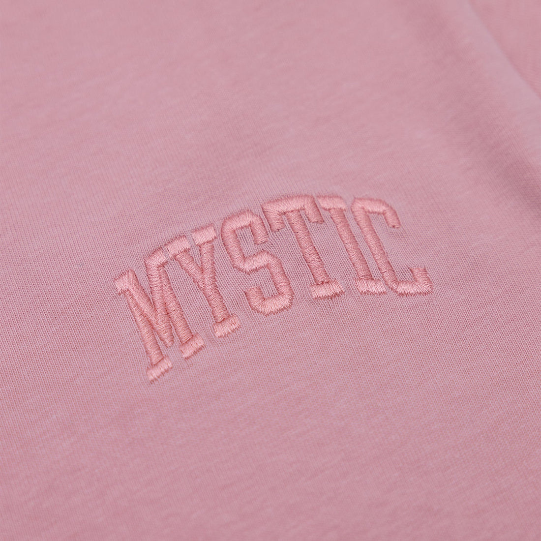 Mystic Embroidered Heavyweight Tonal T-Shirt in Light Blue
