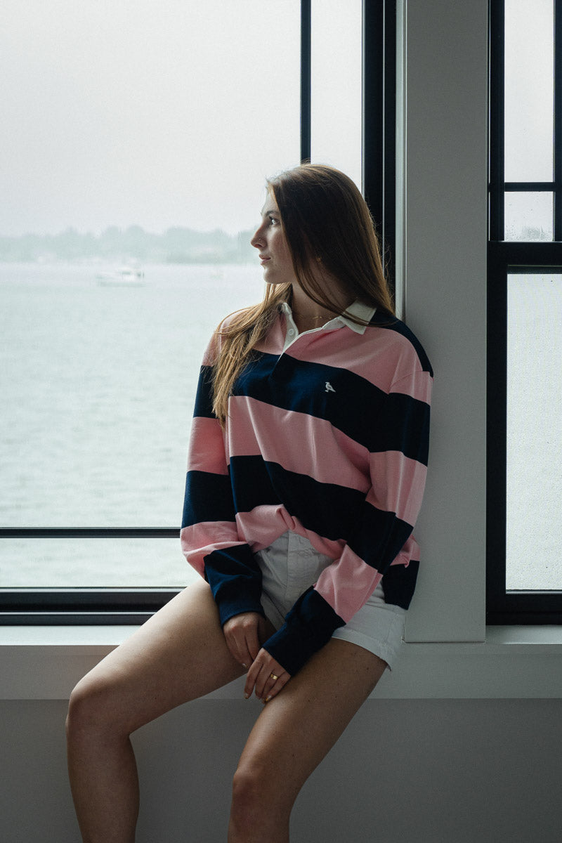 Striped Rugby Shirt: Where Classic Meets Comfort