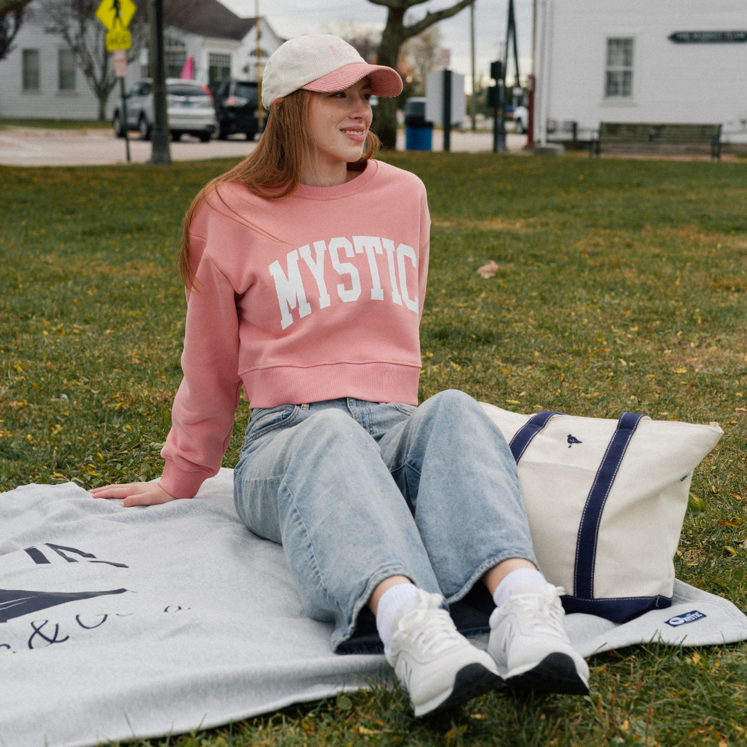 Mystic "Classic & Good" Logo Sweatshirt Blanket