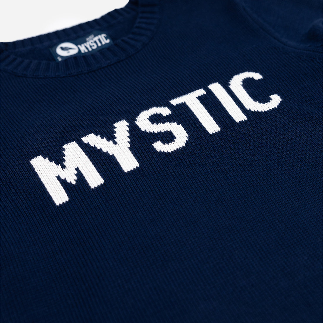 Mystic Women’s Knit Intarsia Sweater in Navy