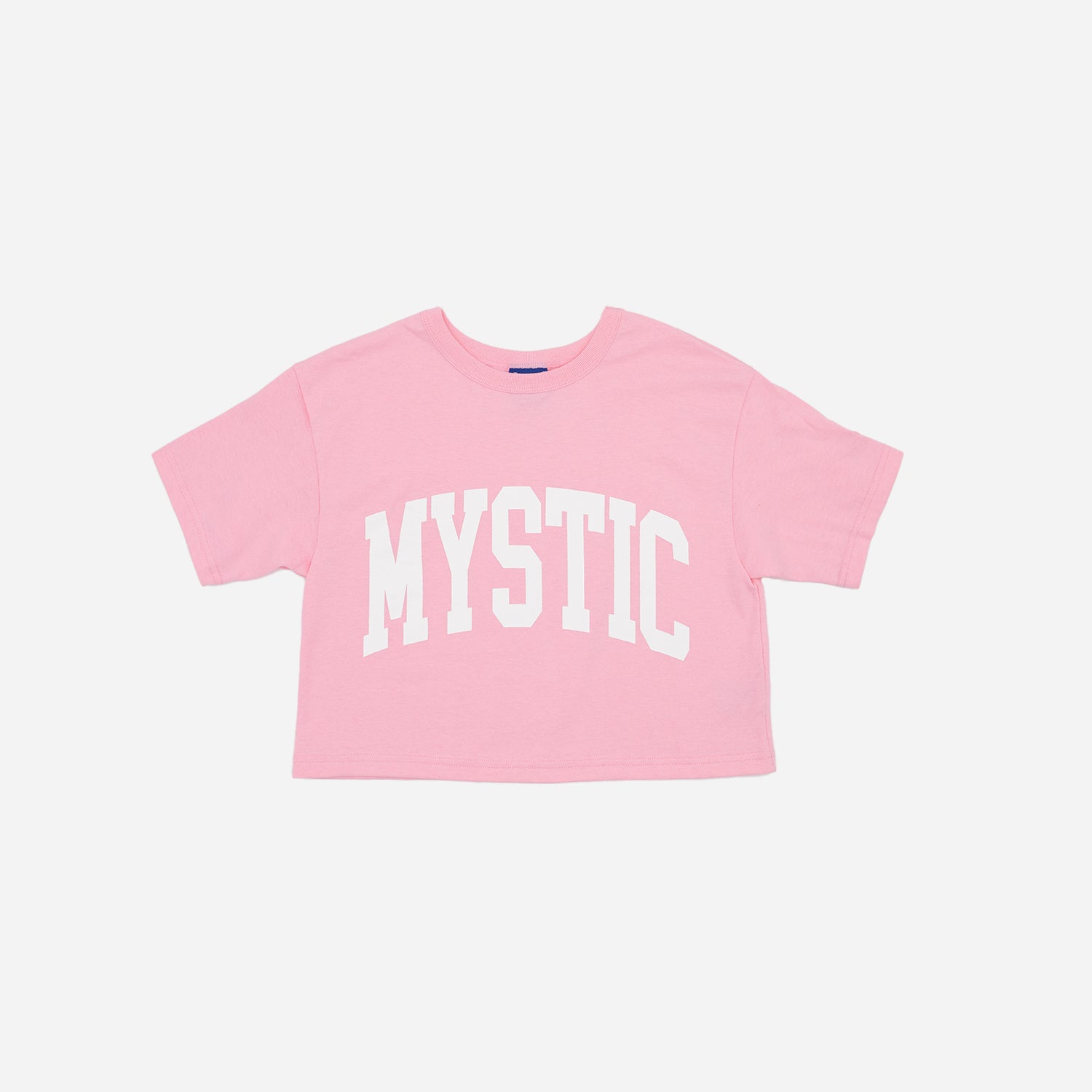 Pink store crop tee