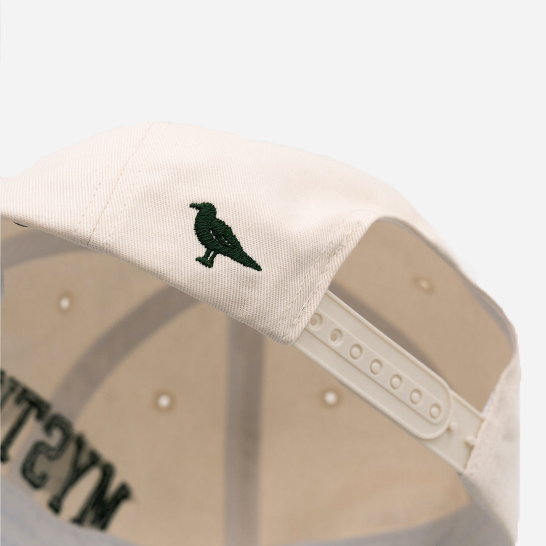 Mystic Ultrasuede Green/White Snapback Hat