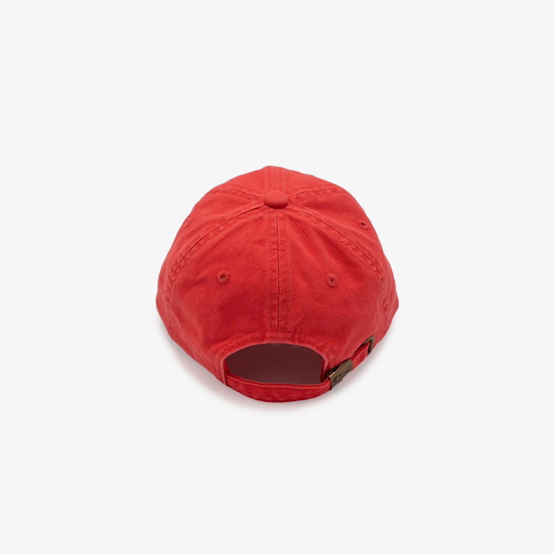 Kids Dad Hat in Coral Red