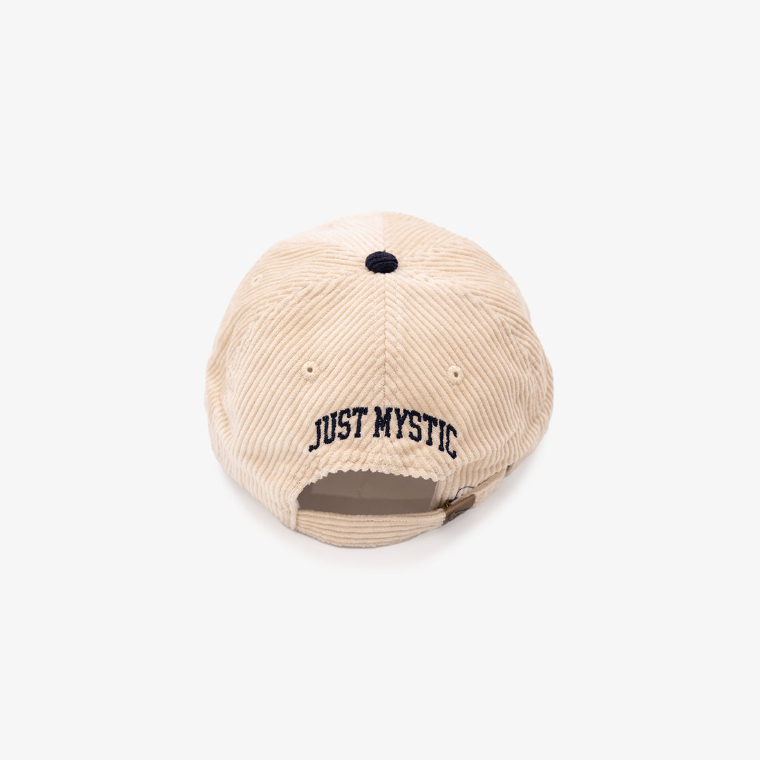 Corduroy Logo Hat in Navy/White