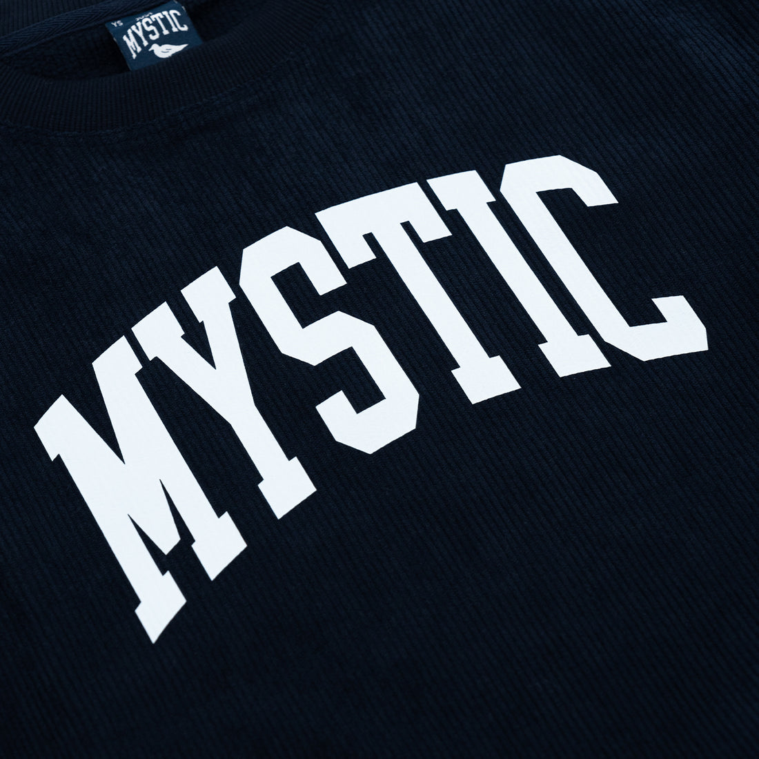 Mystic Kids Crewneck in Navy Corduroy