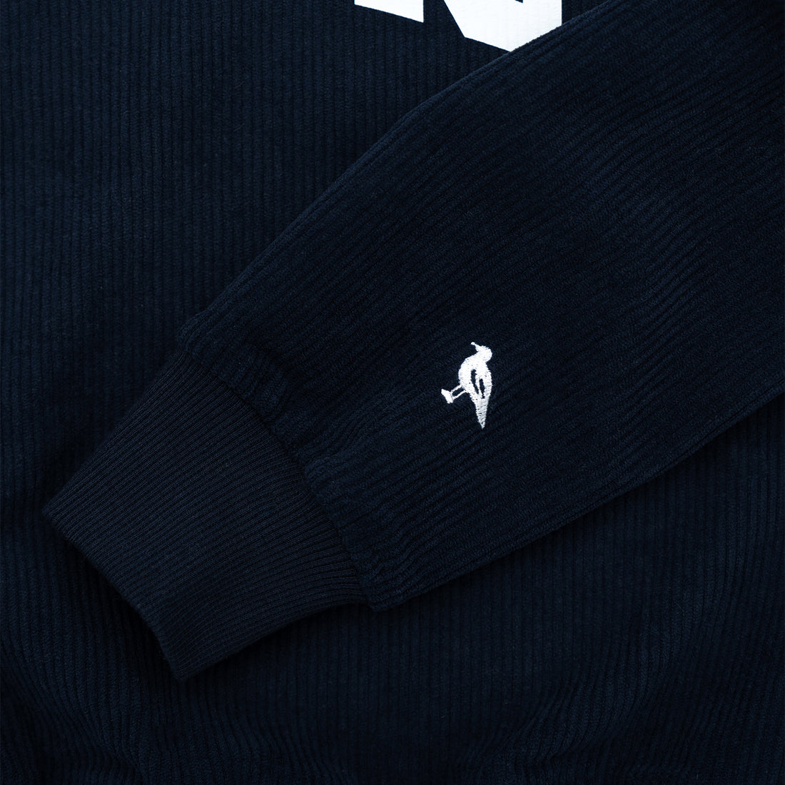 Mystic Kids Crewneck in Navy Corduroy