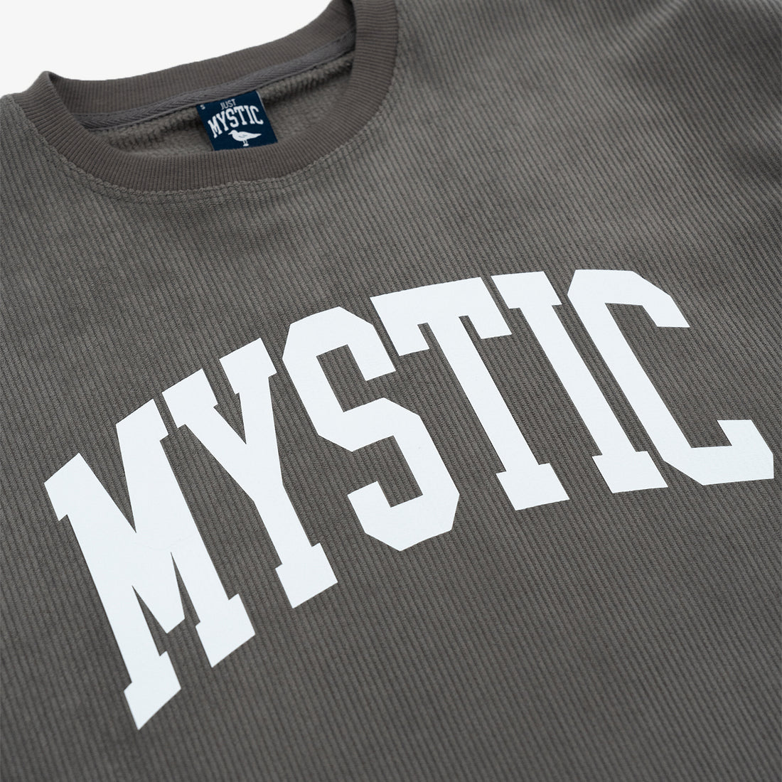 Mystic Crewneck in Anchor Grey Corduroy