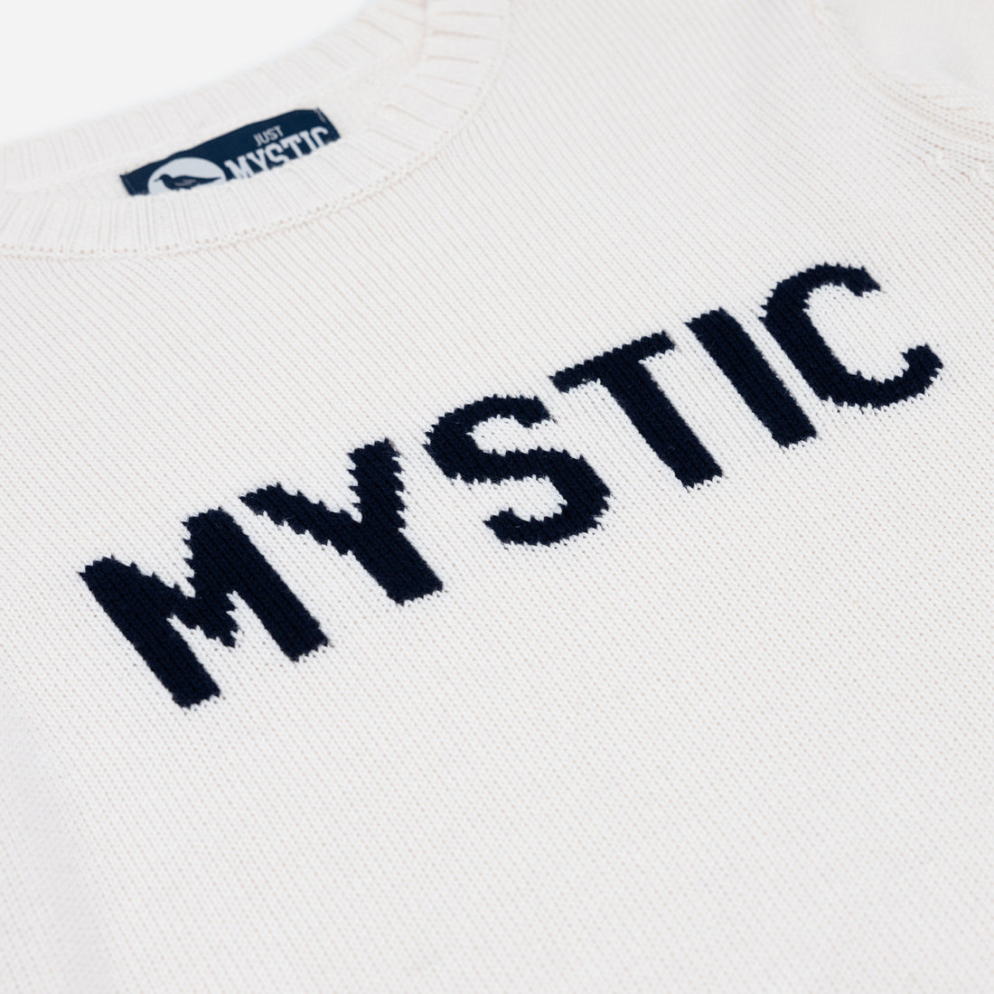 Mystic Women’s Intarsia Knit Sweater in White