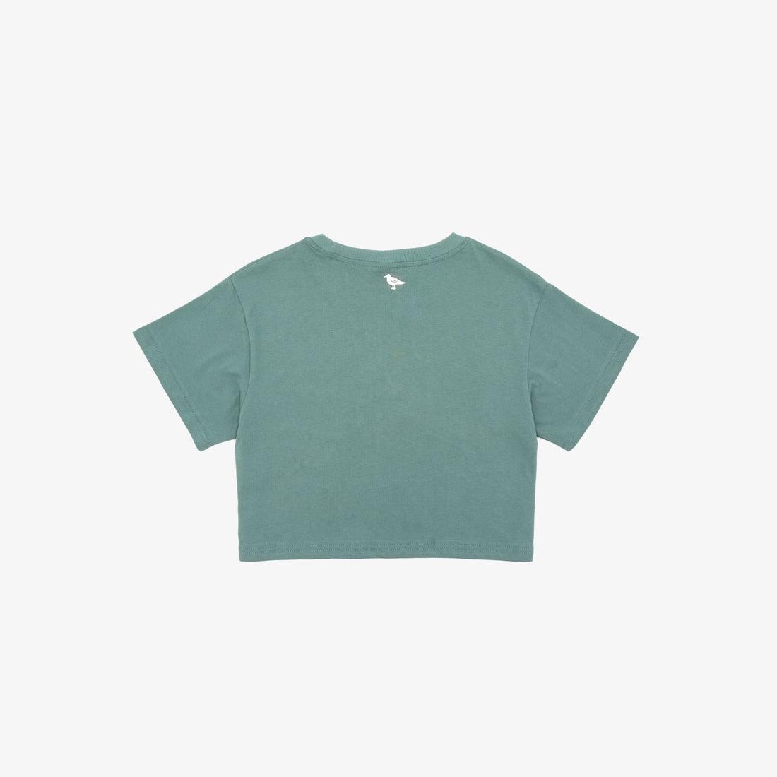 Mystic Crop T-Shirt in Sea Glass Green