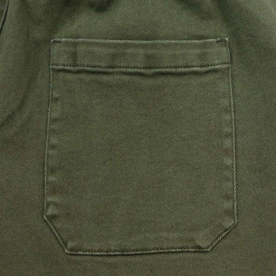 5" Washed Gym Shorts in Olive Green